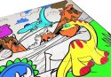 Puzzle Dla Dzieci Do Kolorowania Era Dinozaurów Pisaki 24 el