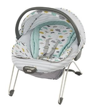 GLIDER ELITE GRACO 2w1 Huśtawka Bujaczek 0m+ do 9kg CLOUDS