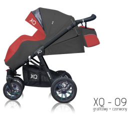 Sport XQ BabyActive Wózek spacerowy idealny na drogi i bezdroża! XQ-09 - czarny stelaż