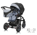 Sport XQ BabyActive Wózek spacerowy idealny na drogi i bezdroża! XQ-01 - czarny stelaż