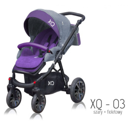 Sport XQ BabyActive Wózek spacerowy idealny na drogi i bezdroża! XQ-03 - czarny stelaż