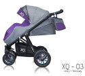 Sport XQ BabyActive Wózek spacerowy idealny na drogi i bezdroża! XQ-03 - czarny stelaż
