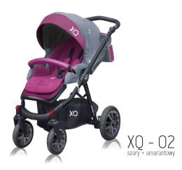 Sport XQ BabyActive Wózek spacerowy idealny na drogi i bezdroża! XQ-02 - czarny stelaż