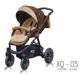 Sport XQ BabyActive Wózek spacerowy idealny na drogi i bezdroża! XQ-05 - czarny stelaż