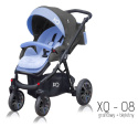 Sport XQ BabyActive Wózek spacerowy idealny na drogi i bezdroża! XQ-08 - biały stelaż