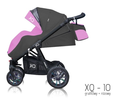 Sport XQ BabyActive Wózek spacerowy idealny na drogi i bezdroża! XQ-10 - czarny stelaż