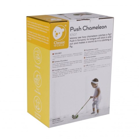 CLASSIC WORLD Drewniany Pchacz Kameleon