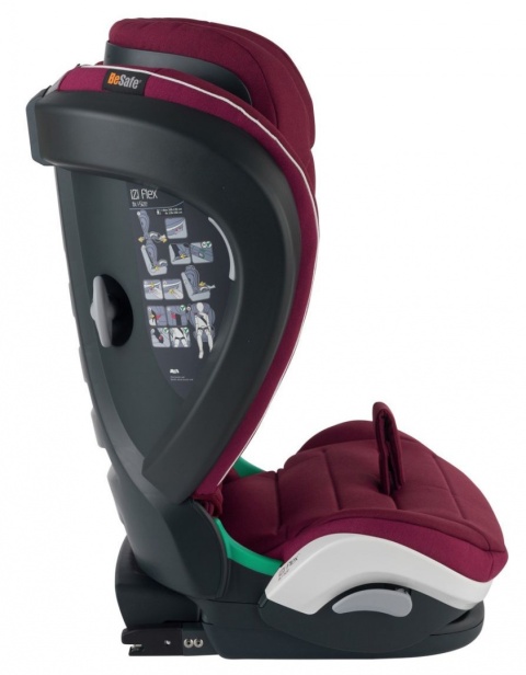 IZi Flex FIX i-Size Fotelik samochodowy BeSafe 15-36 KG - Burgund Melange