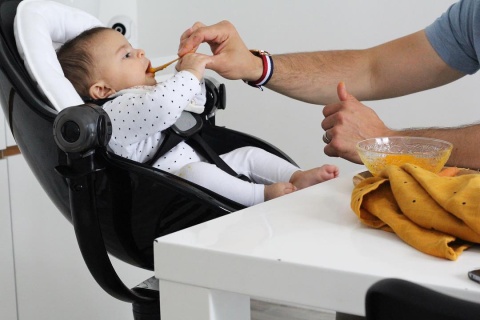 BLOOM Stelaż krzesełka Fresco Chrome - czarny noir