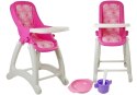 Zestaw Zbiorowy Krzesełko do lalek Baby Nr 2 Biało - Różowy 48011