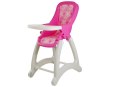 Zestaw Zbiorowy Krzesełko do lalek Baby Nr 2 Biało - Różowy 48011