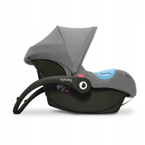 ASTRID Lionelo fotelik samochodowy 0-13 kg - Grey Stone