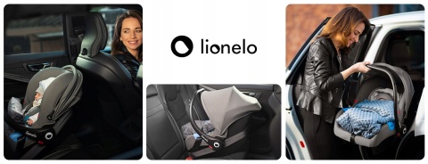 ASTRID Lionelo fotelik samochodowy 0-13 kg - Grey Stone