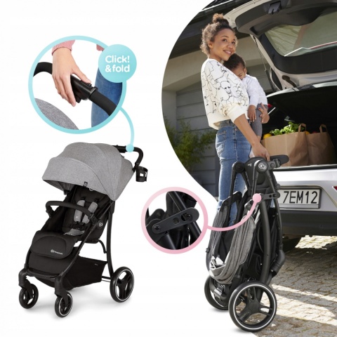 TRIG Kinderkraft Wózek spacerowy - Grey