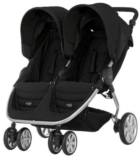 B-AGILE DOUBLE Britax Romer bliźniaczy wózek spacerowy od urodzenia do 15kg / 4lata