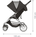 B-AGILE DOUBLE Britax Romer bliźniaczy wózek spacerowy od urodzenia do 15kg / 4lata