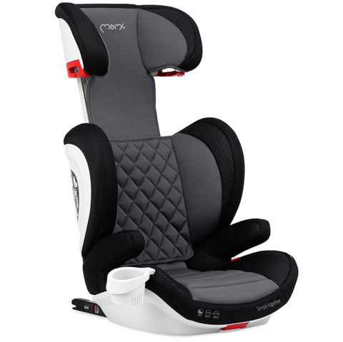 MoMi QUICK FIX Fotelik samochodowy 15-36 kg - Czarny
