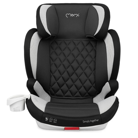 MoMi QUICK FIX Fotelik samochodowy 15-36 kg - Szary