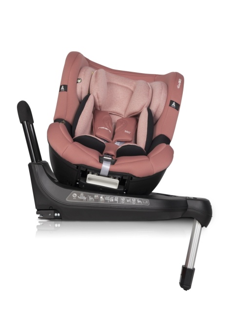 ROTARIO IsoFix EasyGo 0-18kg fotelik samochodowy - Rose