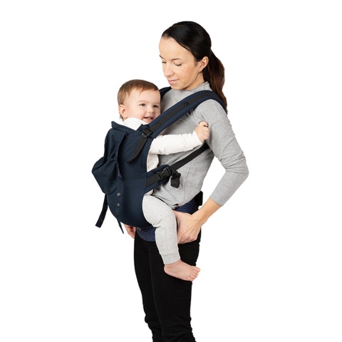 MoMi COLLET Nosidełko dla dzieci 3m+ do 20 kg - Granatowe