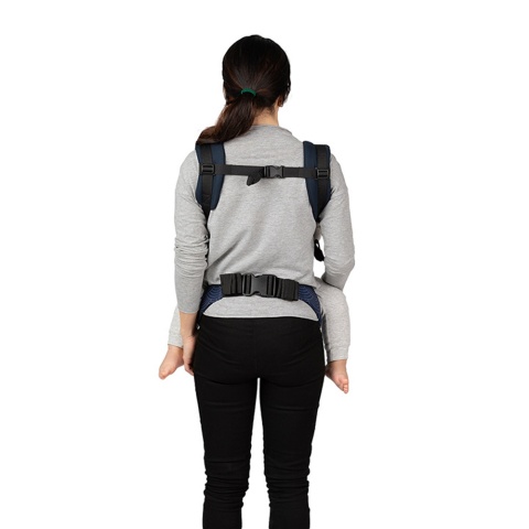 MoMi COLLET Nosidełko dla dzieci 3m+ do 20 kg - Granatowe