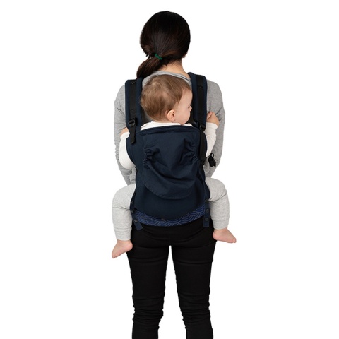 MoMi COLLET Nosidełko dla dzieci 3m+ do 20 kg - Granatowe