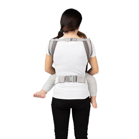 MoMi COLLET Nosidełko dla dzieci 3m+ do 20 kg - Kwiaty