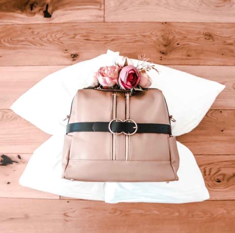 MINI JOISSY Plecak torba i organizer w jednym - Black/Gold