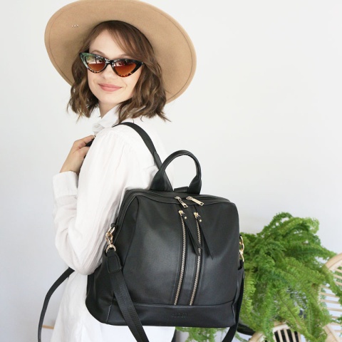 MINI JOISSY Plecak torba i organizer w jednym - Dusty Pink