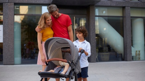 PRIME LITE Kinderkraft Wózek głęboko-spacerowy 2w1 - Gray