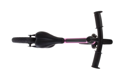 Rowerek biegowy SPARK różowy z kołami LED