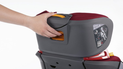 FOLD&GO I-SIZE + BebeCare Gratis - Chicco 100-150cm 3lata+ fotelik samochodowy - Polar Silver