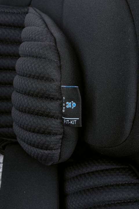 Seat4Fix Air Chicco grupa 0 + / 1/2/3 (0–36 kg) tyłem do 18 kg obrotowy fotelik samochodowy - BLACK