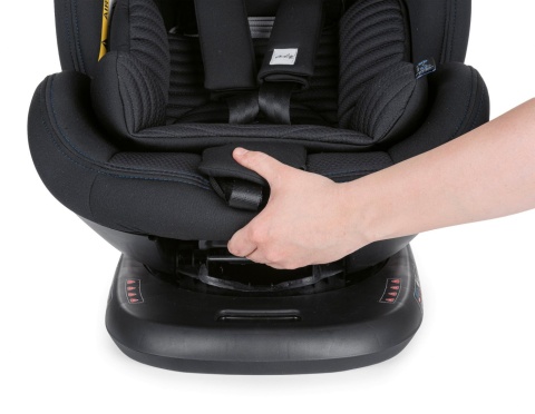 Seat4Fix Air Chicco grupa 0 + / 1/2/3 (0–36 kg) tyłem do 18 kg obrotowy fotelik samochodowy - INDIA INK AIR
