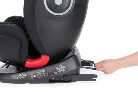 Seat4Fix Air Chicco grupa 0 + / 1/2/3 (0–36 kg) tyłem do 18 kg obrotowy fotelik samochodowy - INDIA INK AIR