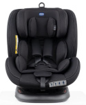 Seat4Fix Chicco grupa 0 + / 1/2/3 (0–36 kg) tyłem do 18 kg obrotowy fotelik samochodowy - BLACK