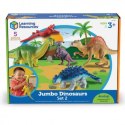 Duże figurki, dinozaury, zestaw ii, zestaw 5 szt. LEARNING RESOURCES