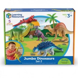 Duże figurki, dinozaury, zestaw ii, zestaw 5 szt. LEARNING RESOURCES