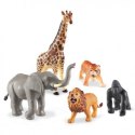 Duże figurki, zwierzęta, safari, zestaw 5 szt. LEARNING RESOURCES