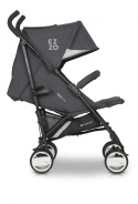 EZZO Euro-Cart lekki wózek spacerowy przeznaczony dla dzieci w wieku 6-36 m - Coal