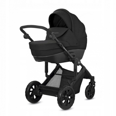 PRIME LITE Kinderkraft Wózek głęboko-spacerowy 3w1 z fotelikiem Mink - Black