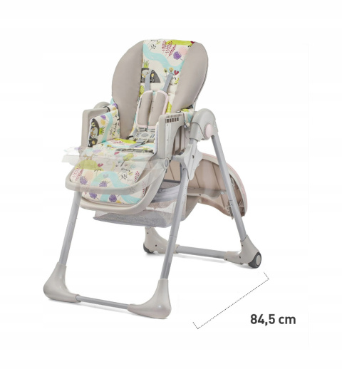 TASTEE Kinderkraft Krzesełko do karmienia - Różowe