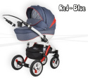 BARLETTA RAINBOW COLLECTION 4W1 ADAMEX wózek dziecięcy + Fotelik i Baza IsoFix