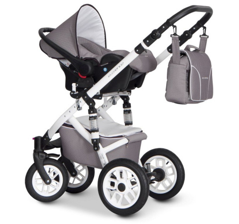 ESSENCE Expander 4w1 wózek wielofunkcyjny + Fotelik i Baza IsoFix