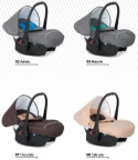 NANO Alu Tech 4w1 RIKO wózek głęboko-spacerowy + Fotelik i Baza IsoFix