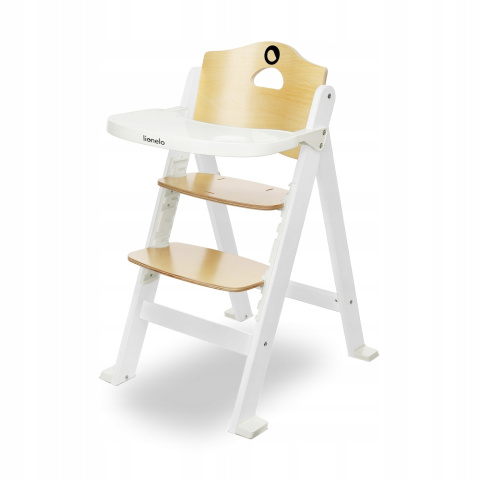 FLORIS Lionelo Drewniane krzesełko do karmienia - White