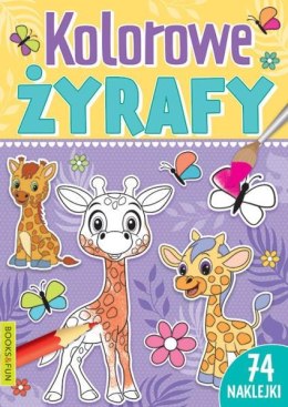 Książeczka Kolorowe żyrafy. Books and fun