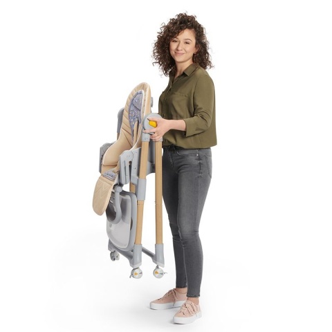 LASTREE Kinderkraft Krzesełko do karmienia - Pink