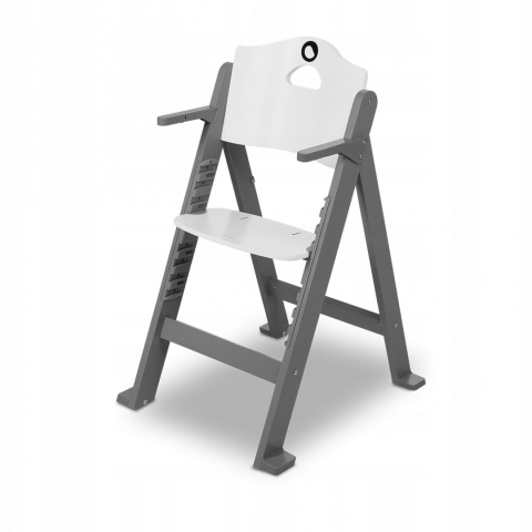 FLORIS Lionelo Drewniane krzesełko do karmienia - Grey Stone