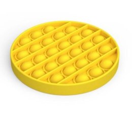 Zabawka sensoryczna Push Bubble Pop Fidget toy koło żółte